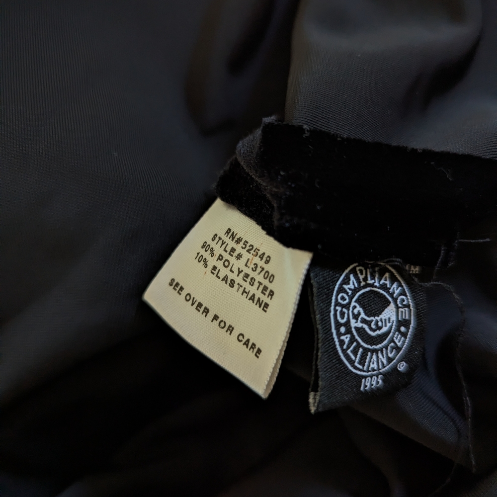 Laundry By Shelli Segal Black Velvet Midi Dress - Picture 5 of 5